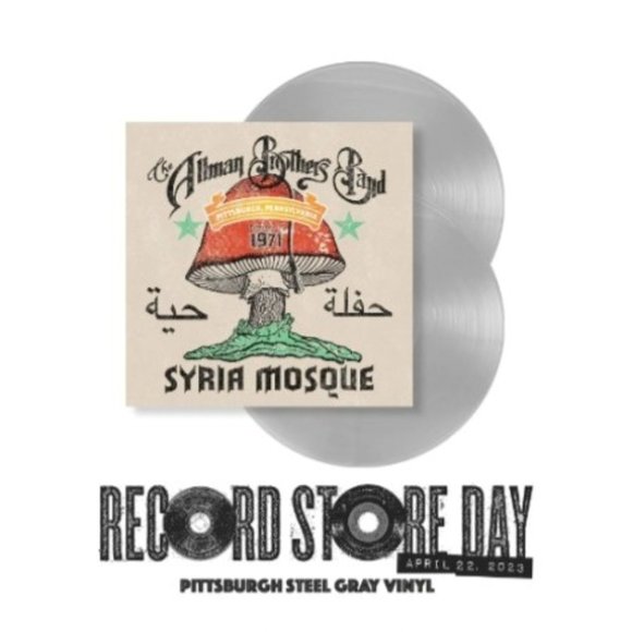 The Allman Brothers Band Syria Mosque 2-LP ~ RSD 2023 ~Numb/Ltd Steel Gray ~New! - Picture 1 of 3